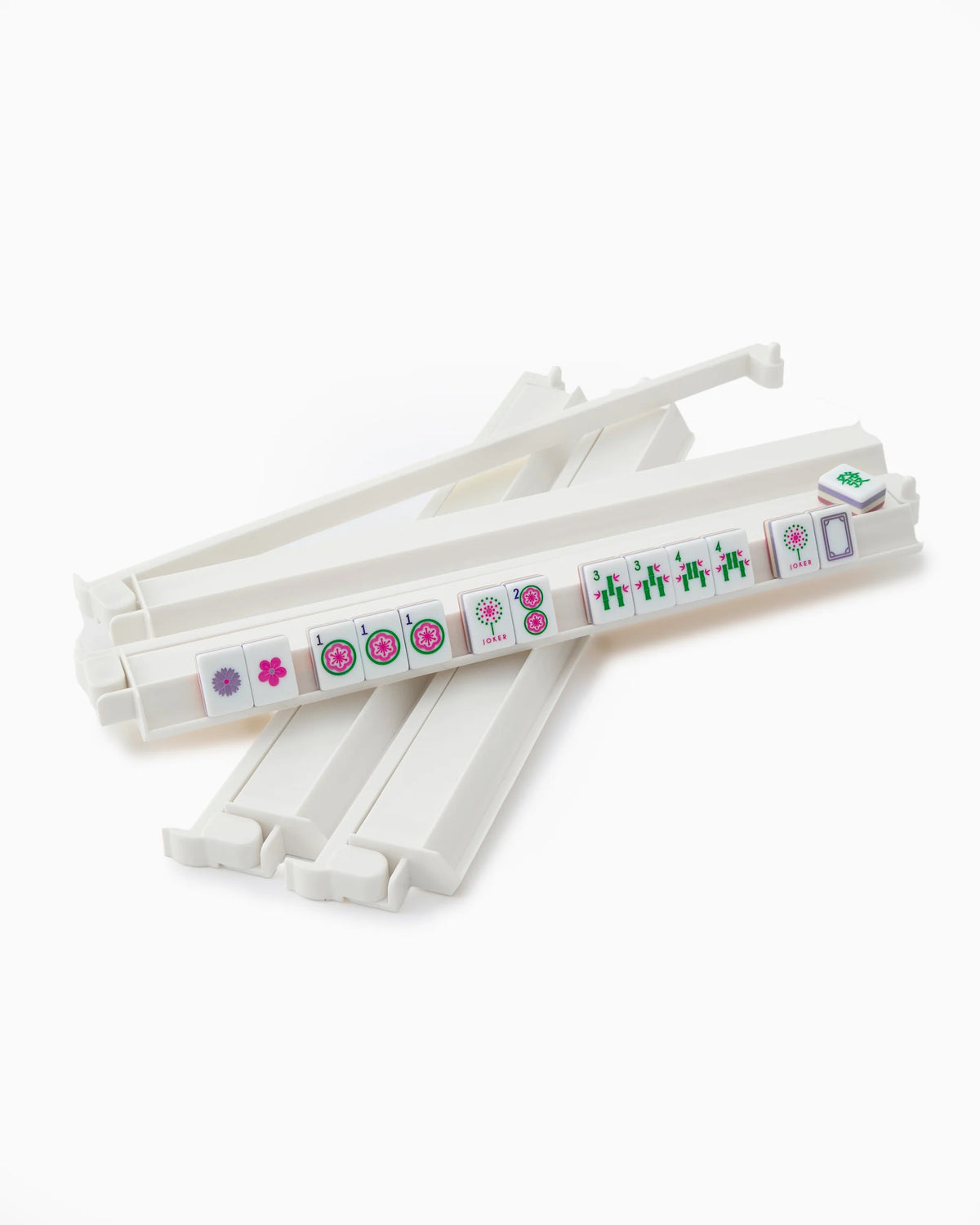 WHITE RACK & PUSHER SET