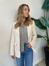BALLENCIA WOVEN BLAZER SANDSTONE