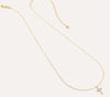 GOLD BELIEVE CROSS NECKLACE