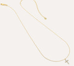 GOLD BELIEVE CROSS NECKLACE