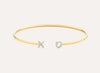 GOLD XO FLEXI BRACELET