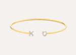 GOLD XO FLEXI BRACELET