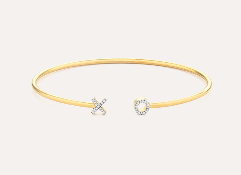 GOLD XO FLEXI BRACELET