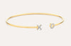 GOLD XO FLEXI BRACELET
