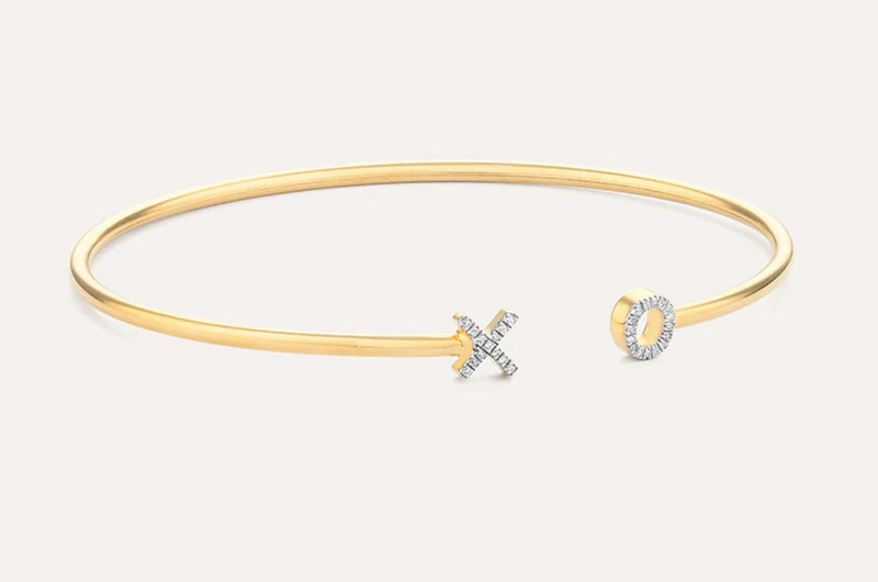 GOLD XO FLEXI BRACELET
