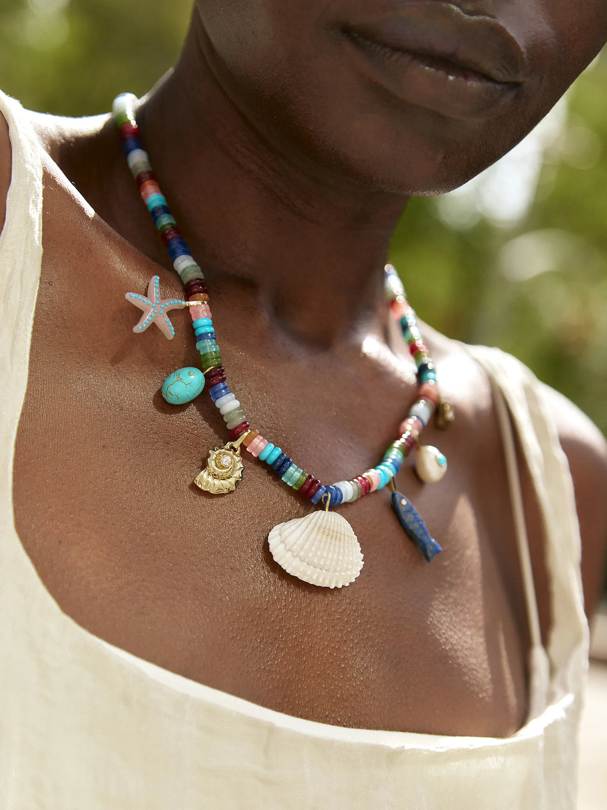 MAUI CHARM NECKLACE MULTI