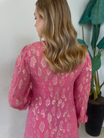 PINK JACQUARD HARMONY DRESS