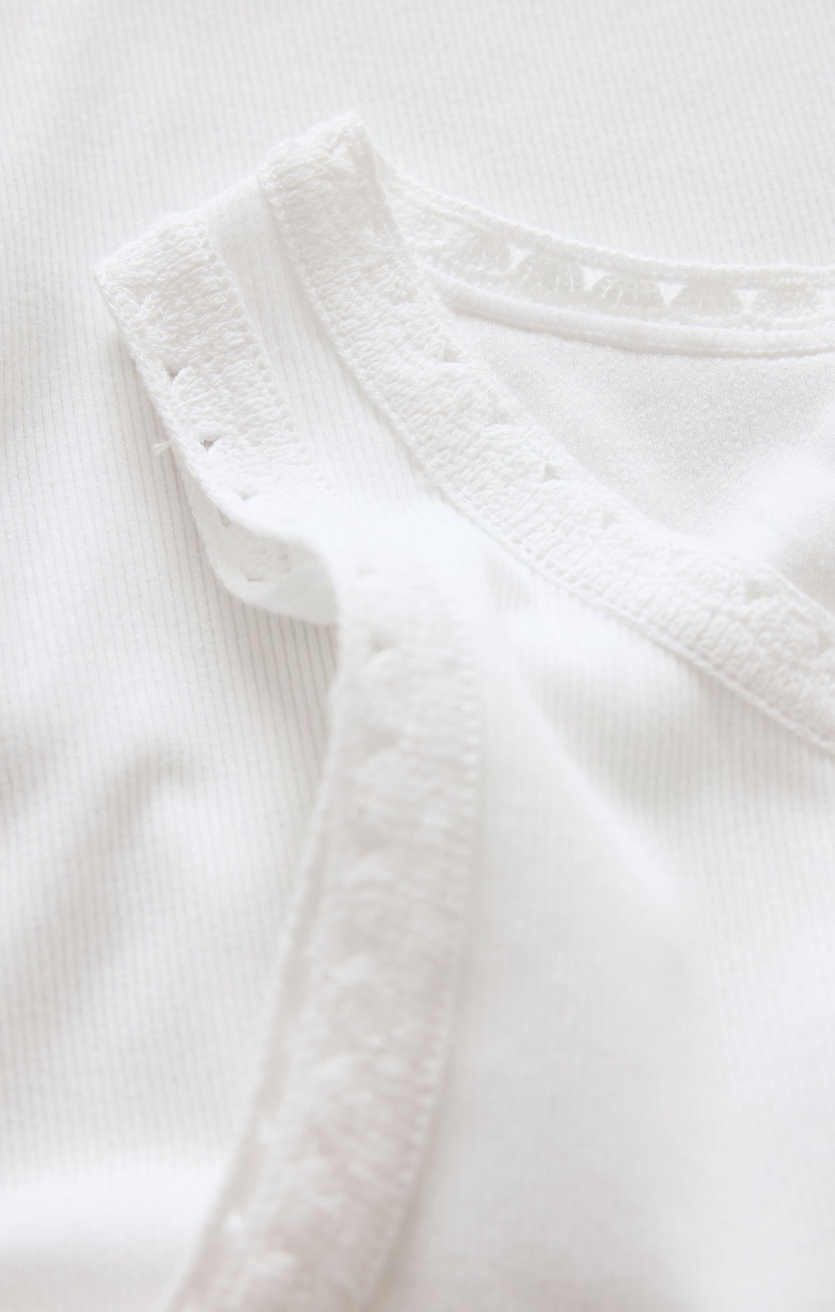 CLARKE RIB TANK WHITE