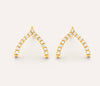 WISHBONE FASHION STUD EARRINGS