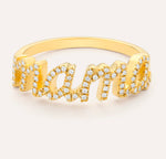 LOVE YOU MOMMA STATEMENT RING