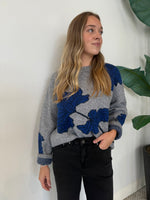 BENNETT INTARSIA FLOWER SWEATER