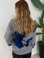 BENNETT INTARSIA FLOWER SWEATER