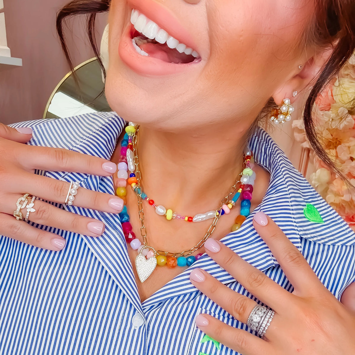 BEAD AND BLOOM NECKLACE