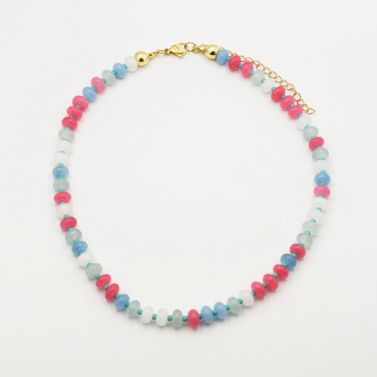 CORAL GEMSTONE NECKLACE