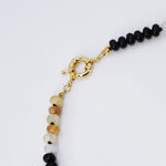 BROOKE BLACK AND BROWN GEMSTONE NECKLACE