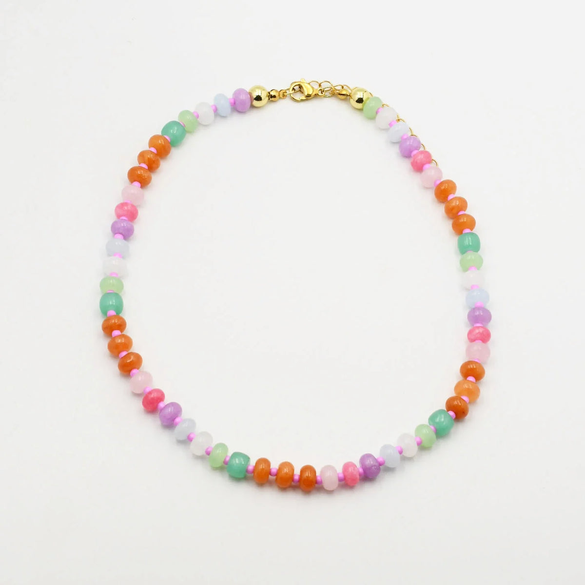 PASTEL GEMSTONE NECKLACE