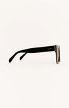 CONFIDENTIAL POLISHED BLACK/BROWN SUNGLASSES