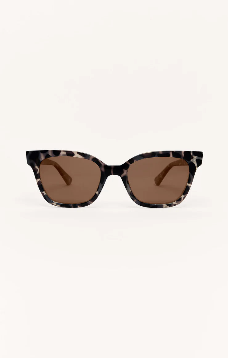 HIGH TIDE MARBLED TORT-BRONZE SUNGLASSES