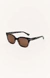 HIGH TIDE MARBLED TORT-BRONZE SUNGLASSES