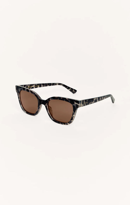 HIGH TIDE MARBLED TORT-BRONZE SUNGLASSES