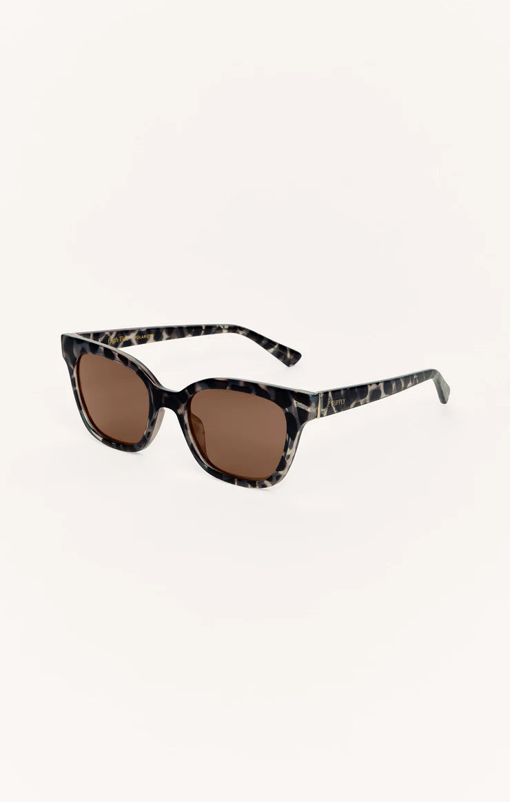 HIGH TIDE MARBLED TORT-BRONZE SUNGLASSES