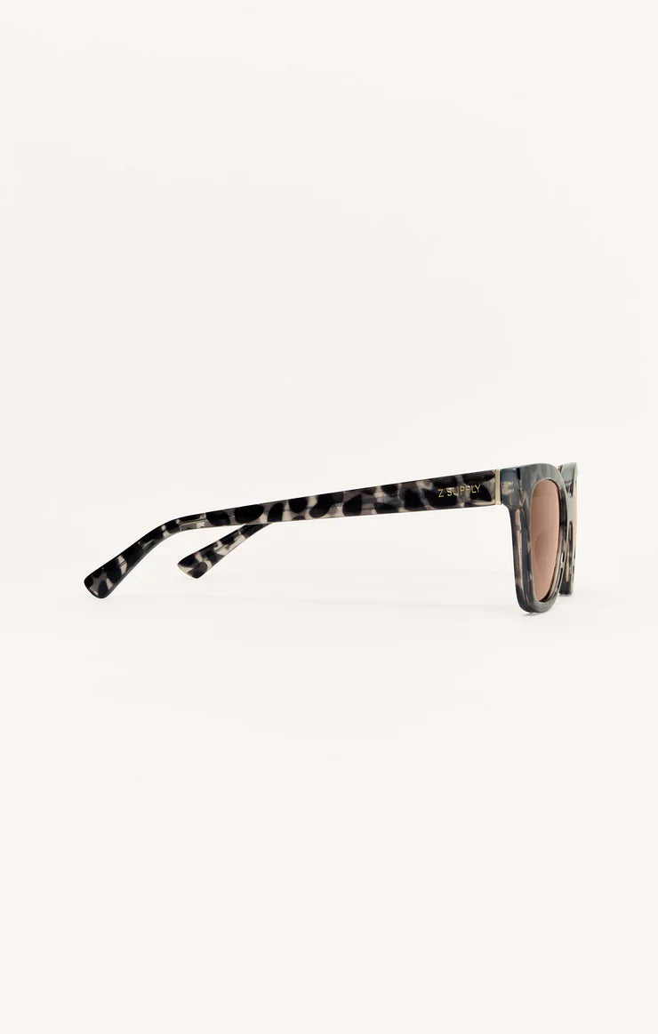 HIGH TIDE MARBLED TORT-BRONZE SUNGLASSES