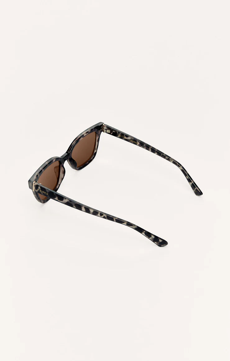 HIGH TIDE MARBLED TORT-BRONZE SUNGLASSES