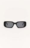 OFF DUTY POLISHED BLK SUNGLASSES