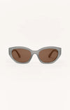 MIRAGE PEWTER BROWN SUNGLASSES