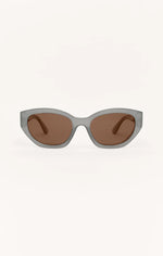 MIRAGE PEWTER BROWN SUNGLASSES