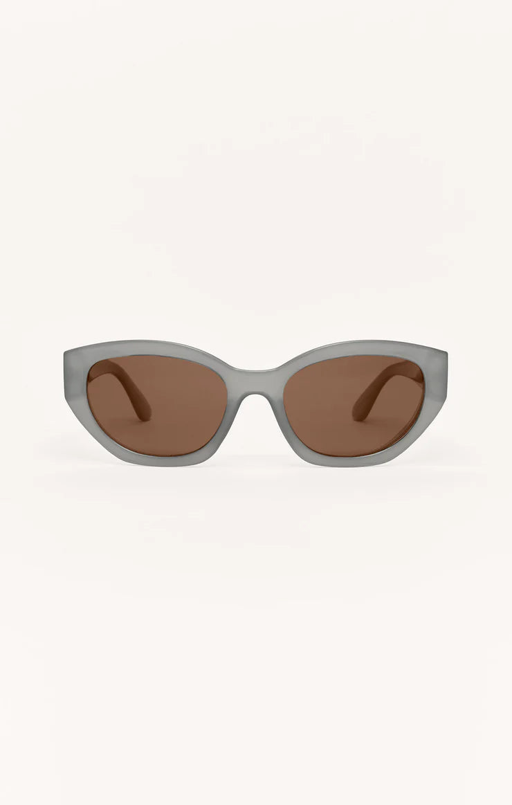 MIRAGE PEWTER BROWN SUNGLASSES