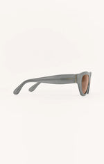 MIRAGE PEWTER BROWN SUNGLASSES