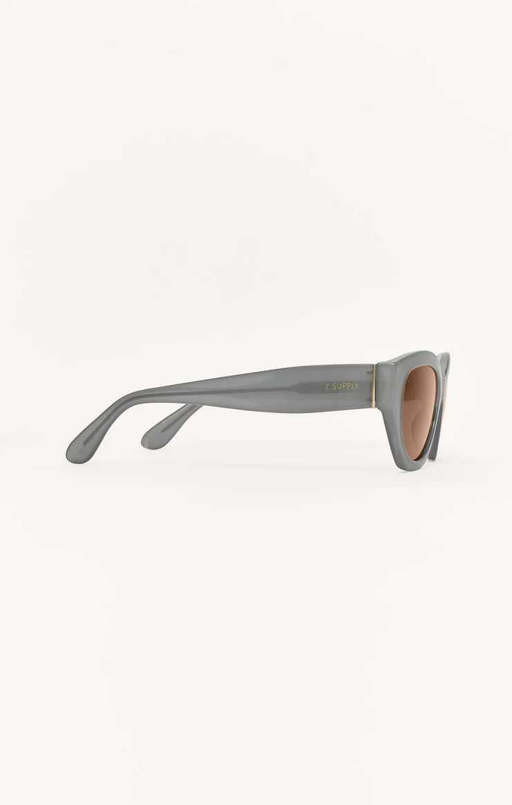 MIRAGE PEWTER BROWN SUNGLASSES