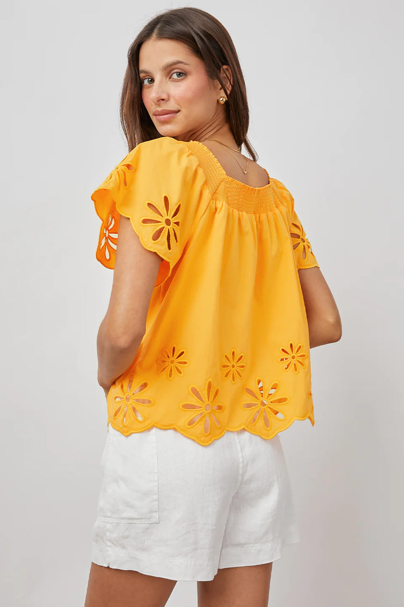 SONORA TOP IN MARIGOLD