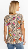 ROSE LACE SWING TEE