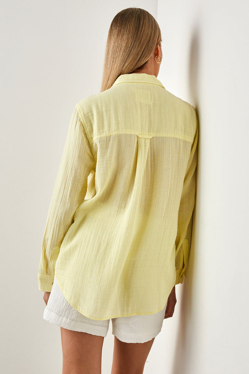 ELLIS GAUZE BLOUSE CITRON