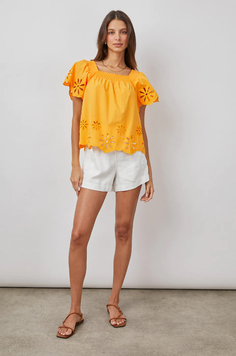SONORA TOP IN MARIGOLD