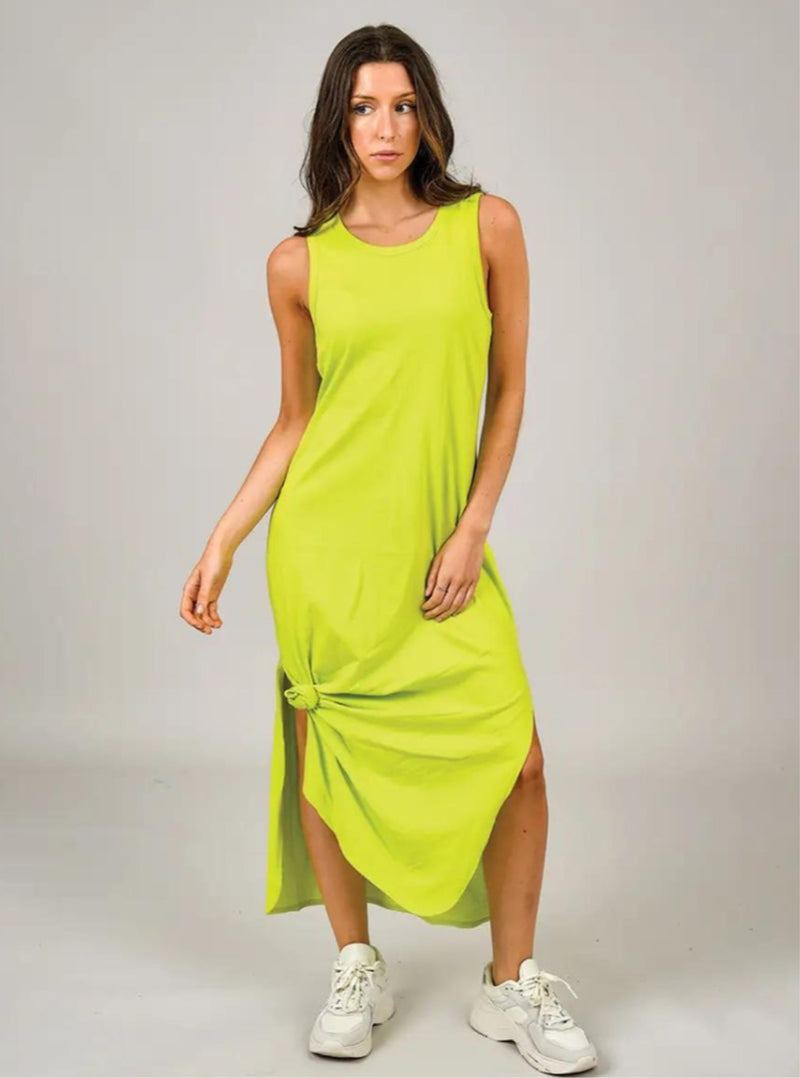 KIKI TANK DRESS SUNNY LIME