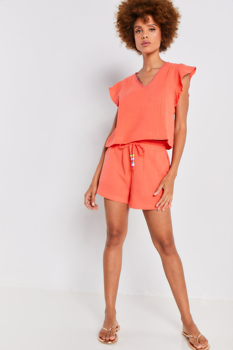 FLUTTER SHORT HOT TAMALE