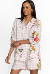 ADELE GINGHAM POCKET OVERSHIRT