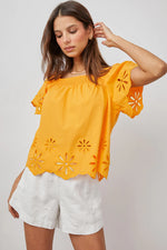 SONORA TOP IN MARIGOLD