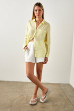 ELLIS GAUZE BLOUSE CITRON