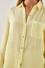 ELLIS GAUZE BLOUSE CITRON