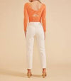 FRESCO TWIST BACK TOP IN CORAL