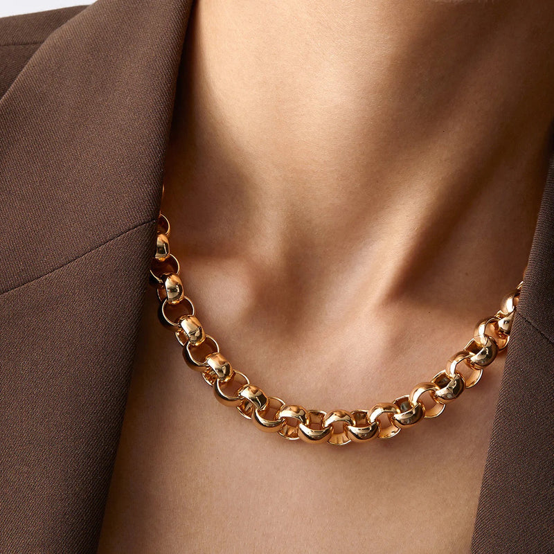 SIMONE CHOKER IN GOLD