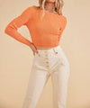 FRESCO TWIST BACK TOP IN CORAL