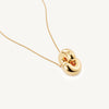 TOME PENDANT NECKLACE IN GOLD