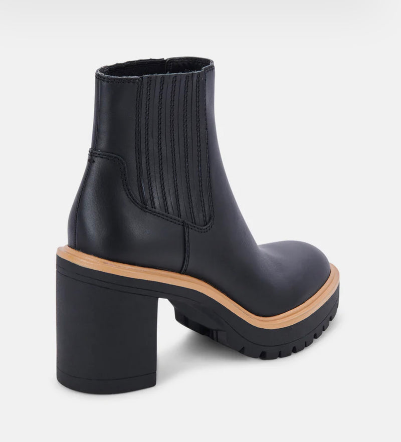 CASTER H20 LEATHER BOOT-ONYX