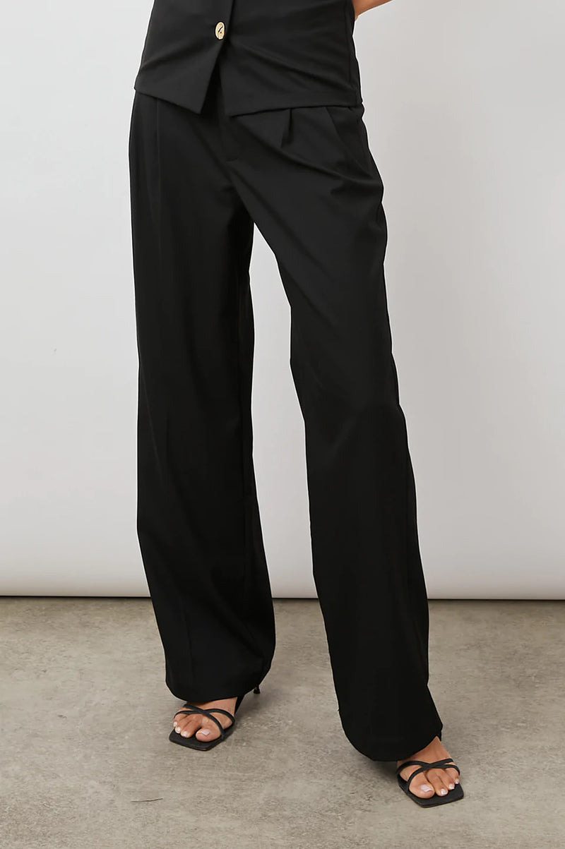 MARNIE PANT IN BLACK TWILL