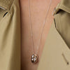 TOME PENDANT NECKLACE IN SILVER